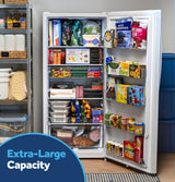 GE FUF18DZRWW upright freezer