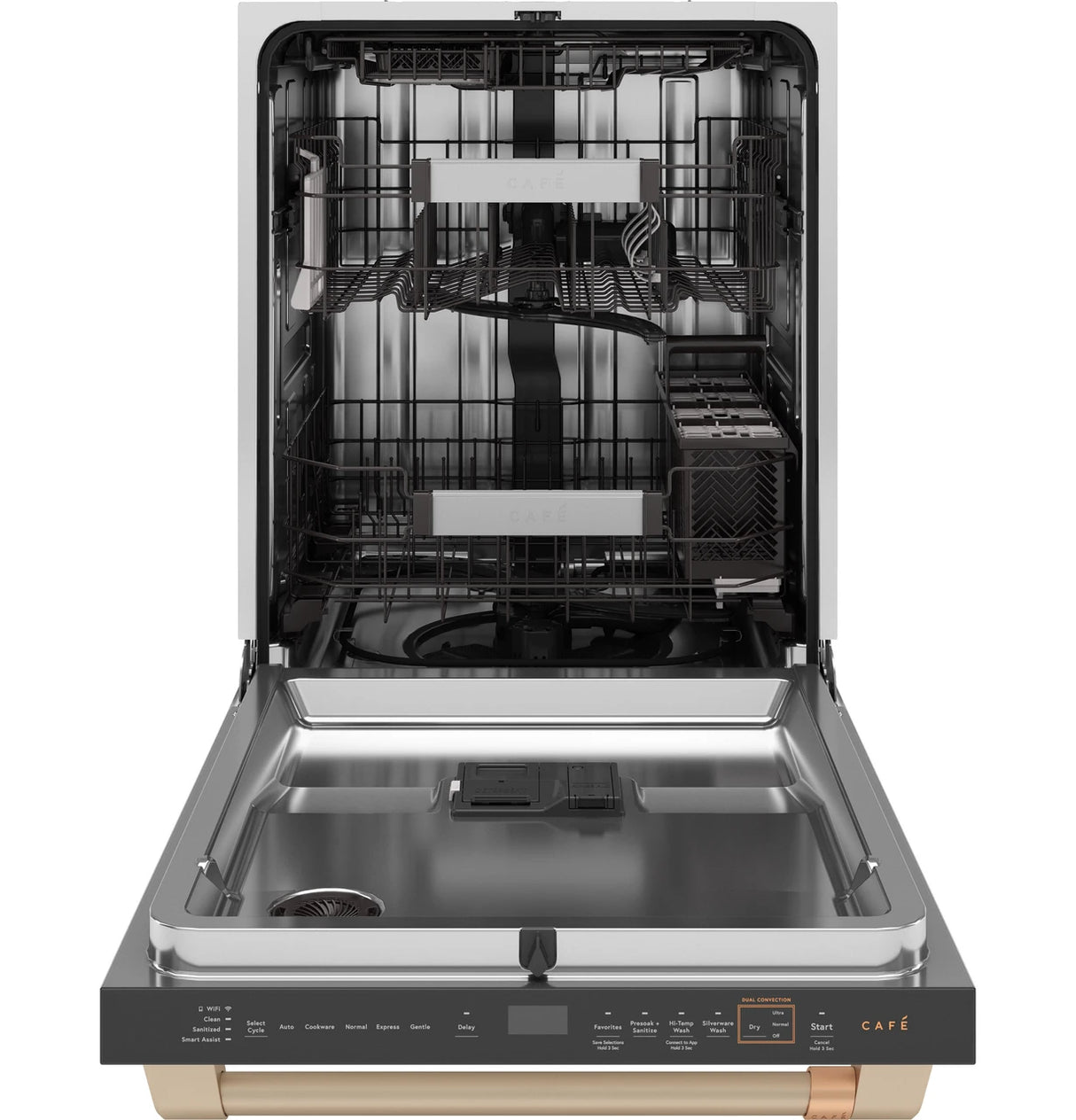 Café CDT858P4VW2 dishwasher — Ultra Wash top rack