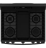 GE GGF600AVBB gas range cooktop detail