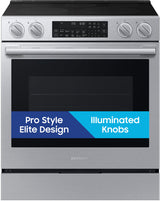 Samsung NSE90H63SR Slide-In Electric Range stainless steel