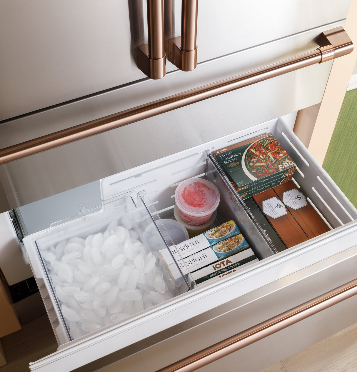 Café 36" Panel-Ready Fully Integrated French-Door Refrigerator, 20.1 cu. ft. with Convertible Climate Drawer & WiFi - Custom Panel
