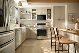 Whirlpool WFES7530RZ range in kitchen