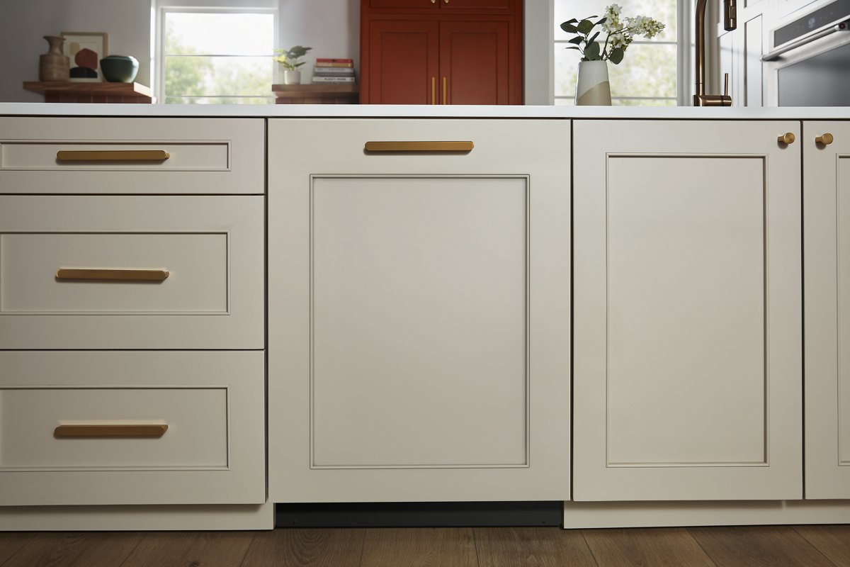 KitchenAid KDTF924PPA panel-ready dishwasher installed in kitchen