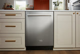 KitchenAid KDTF924PPS dishwasher installed in kitchen