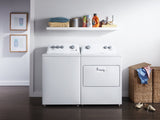 Whirlpool WED4850HW dryer in laundry room