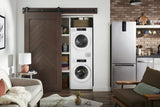 Whirlpool WCD3090JW dryer in laundry space