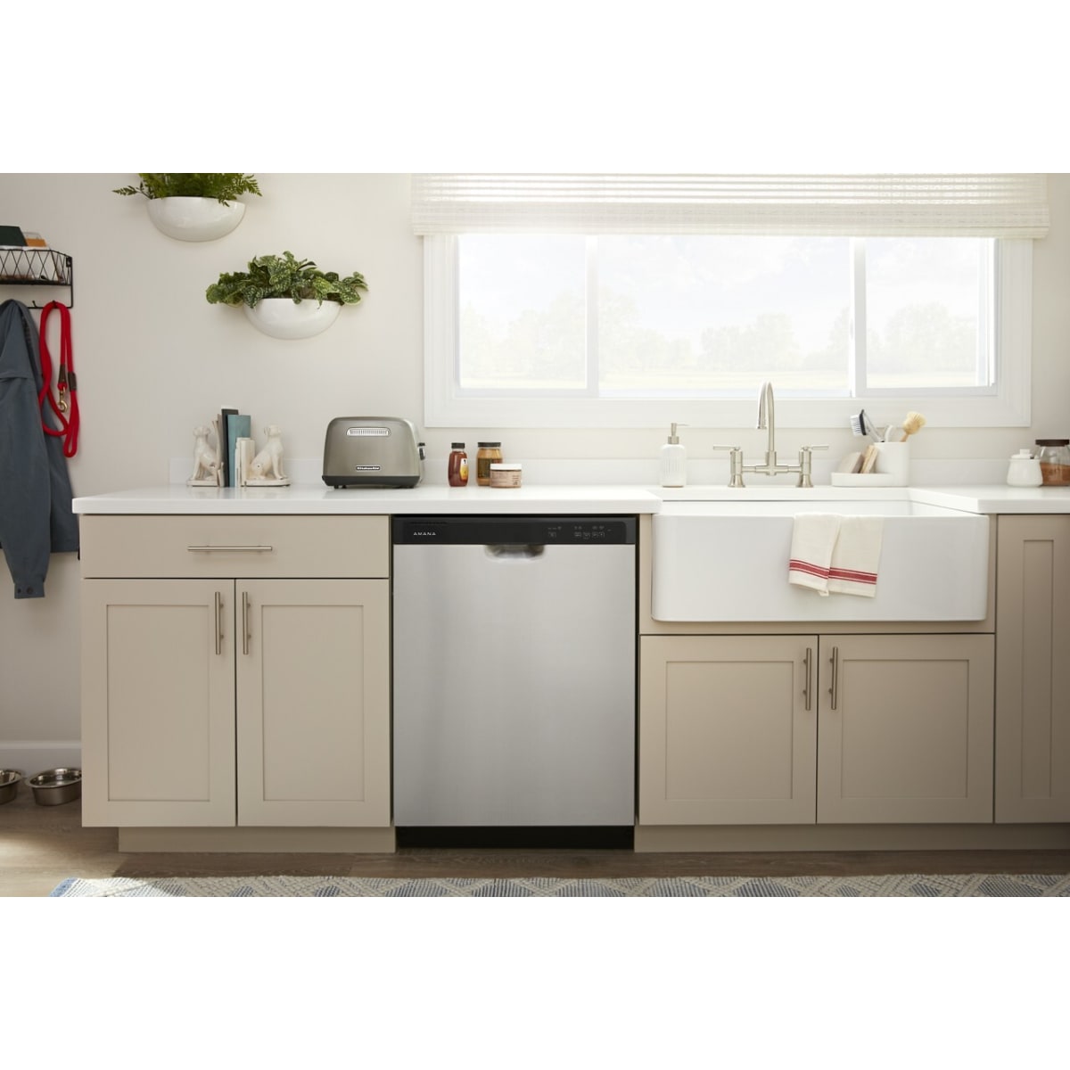 Amana® ADFS2524RS 24" Dishwasher with Midnight Interior Stainless Steel