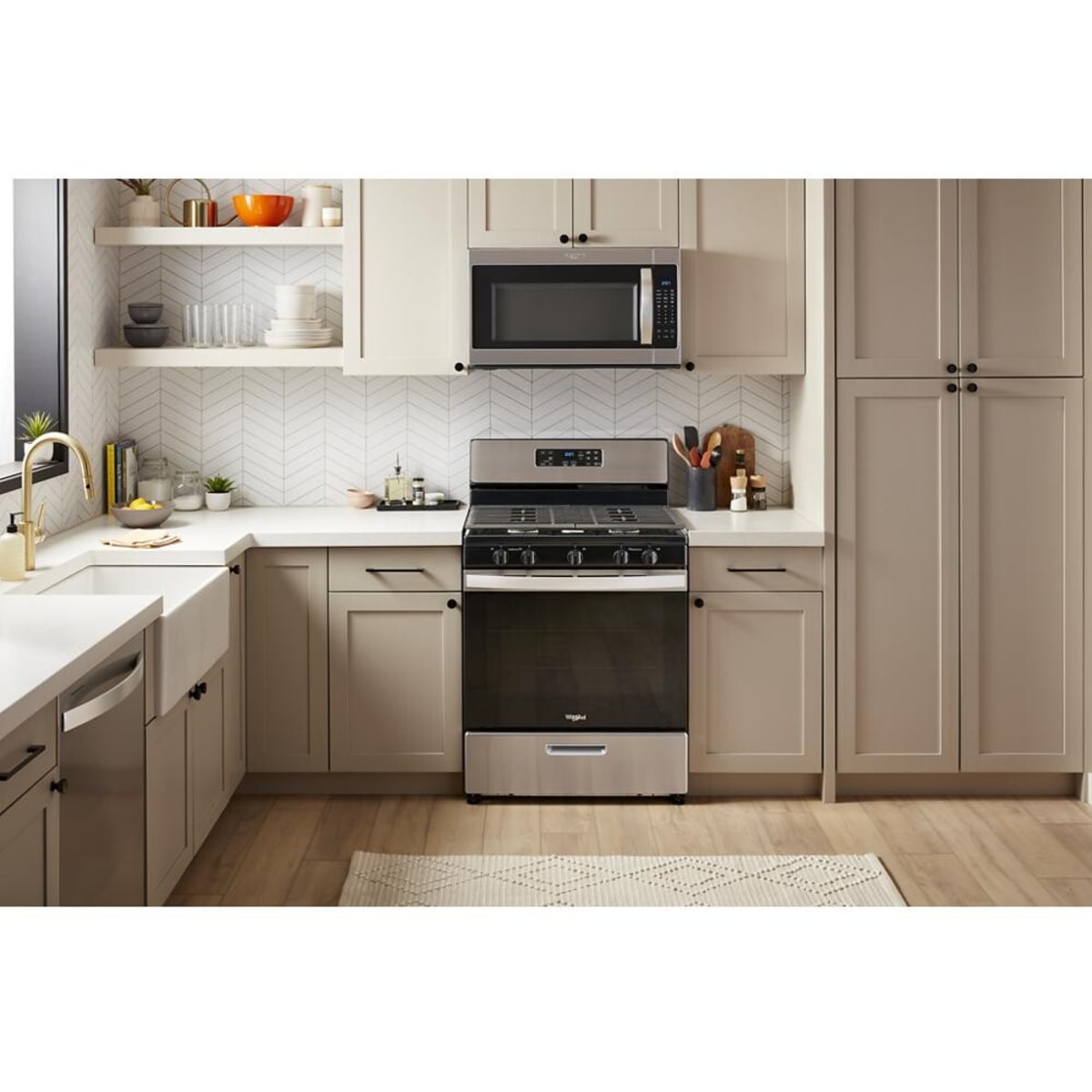 Whirlpool WFG505M0MS 30" 5.1 cu. ft. Freestanding Gas Range in Stainless Steel