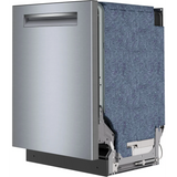 24 Inch Fully Integrated Built-In Smart Dishwasher with 16 Place Setting Capacity, 7 Wash Cycles, Standard 3rd Rack, 44 dBA Noise Level, Zone Wash, AutoAir®, Home Connect™, Stainless Steel Anti-Fingerprint, NSF® Certified and ENERGY STAR® Certified