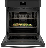 GE 27 in. Smart Built-In Convection Single Wall Oven with No Preheat Air Fry - JKS5000DVBB