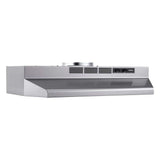 Broan F4030SF 30 in. under-cabinet range hood in stainless, front view
