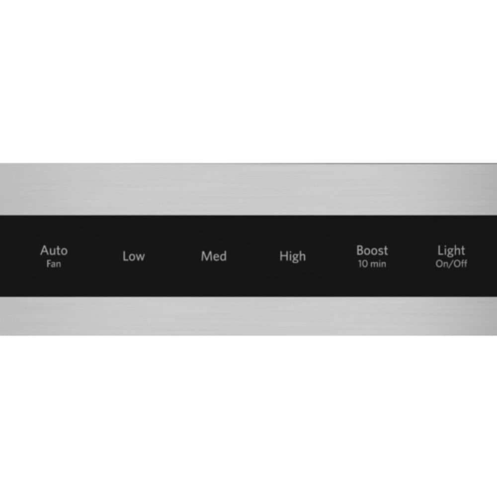 KitchenAid KVWB600DSS stainless canopy range hood angle