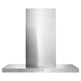 Whirlpool WVW57UC0FS stainless wall range hood front view