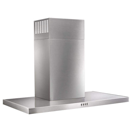 Whirlpool WVW57UC6FS stainless wall range hood front view