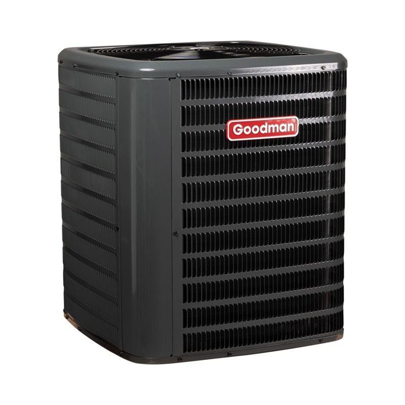1.5 Ton 15.2 SEER2 80% AFUE 60,000 BTU Goodman Gas Furnace and R32 Heat Pump System - Horizontal
