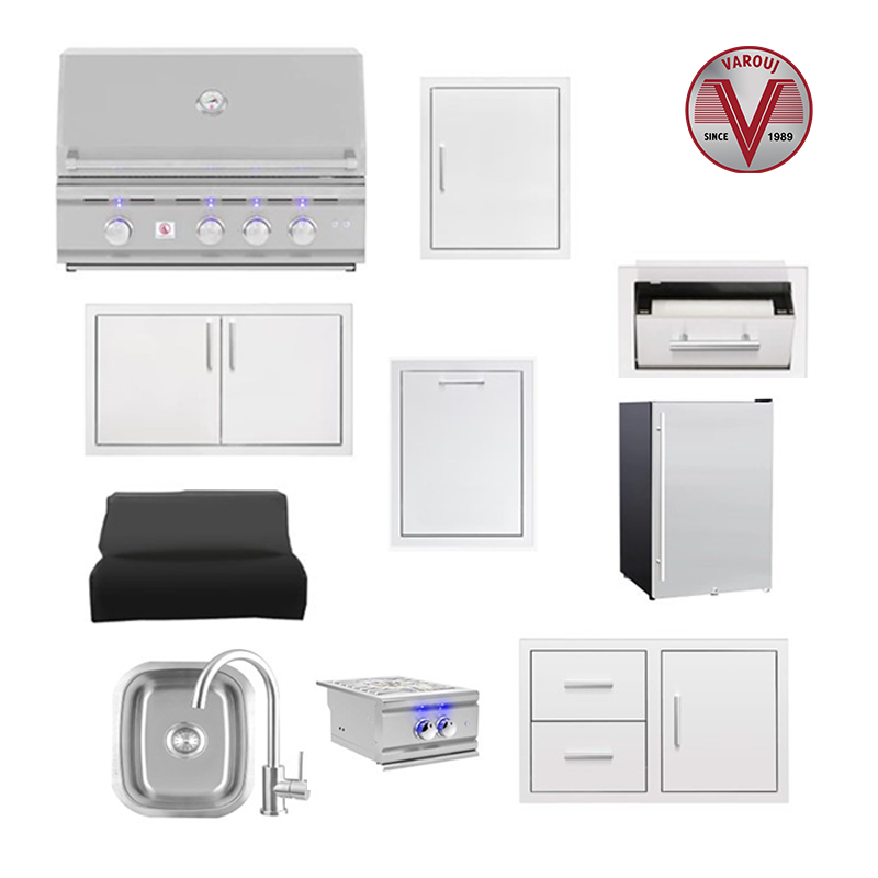 Summerset Outdoor Kitchen Appliance Package Deal (Plan SA-U-02)