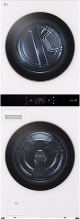 LG STUDIO SWWG50W4 WashTower front view lit