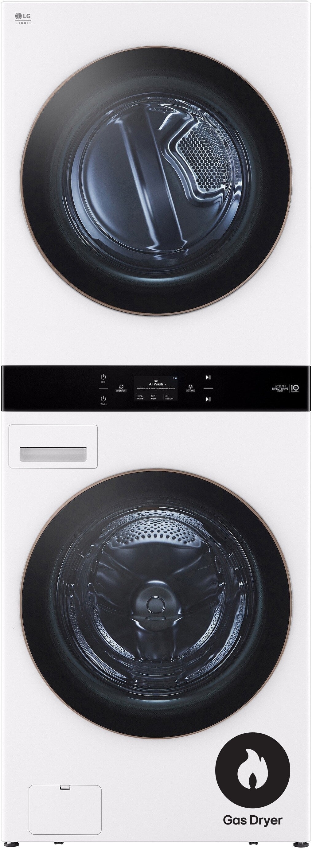 LG STUDIO SWWG50W4 WashTower gas laundry center