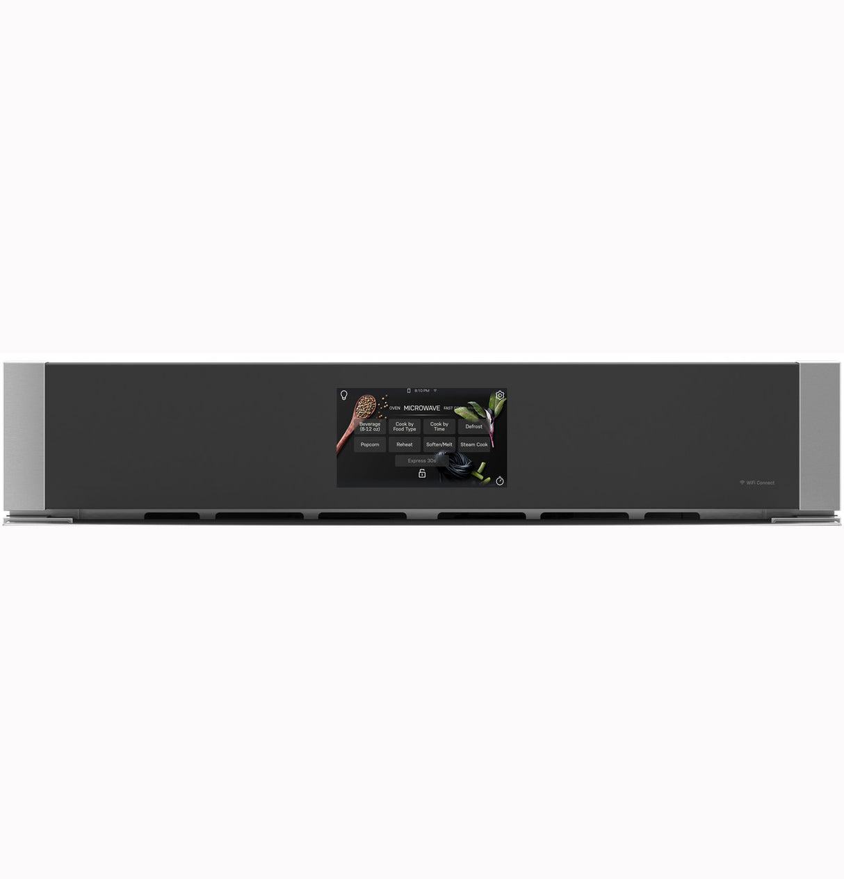 GE Profile PWB7030SVSS built-in microwave convection oven view 3
