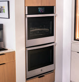 GE Profile PKD7000SZSS double wall oven in kitchen setting