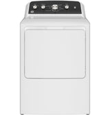 GE ETD48EASWWB electric dryer — Spanish control panel