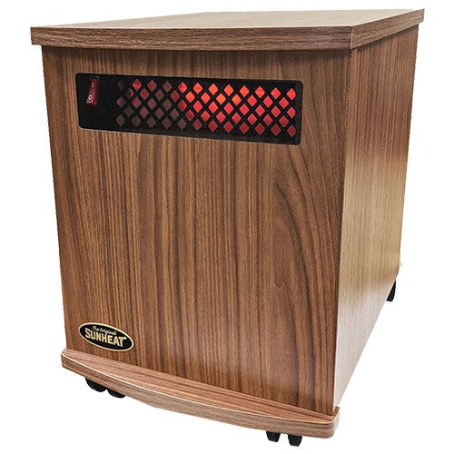 Original SUNHEAT USA1500-M Infrared Heater - American Walnut