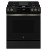 GE 30" Slide-In Front-Control Convection Gas Range with Air Fry – Slate (GGS600AVDS)