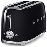 Smeg 50's Retro Design TSF02BLUS Countertop Toaster in Black