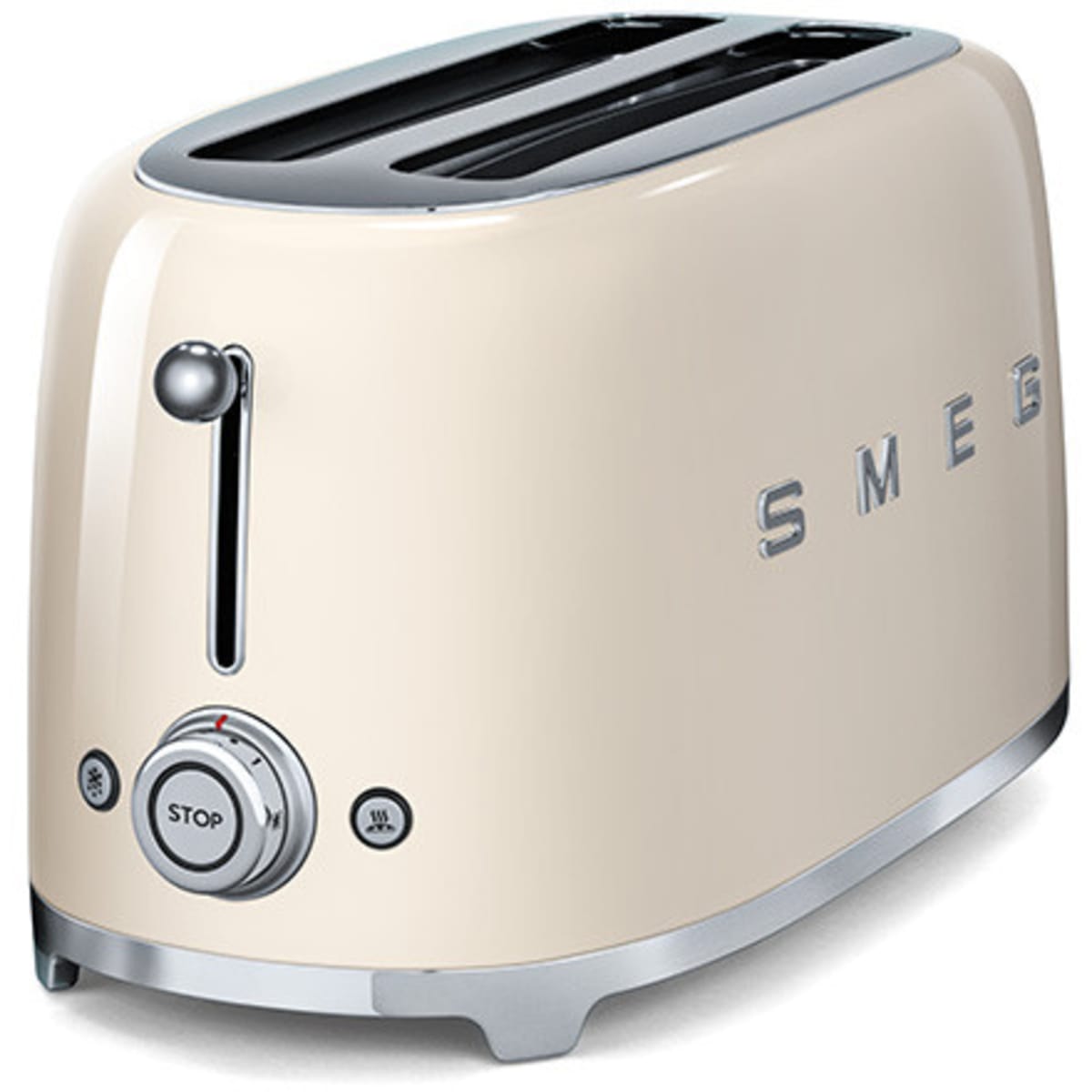 Smeg 50's Retro Design TSF02CRUS Countertop Toaster in Cream