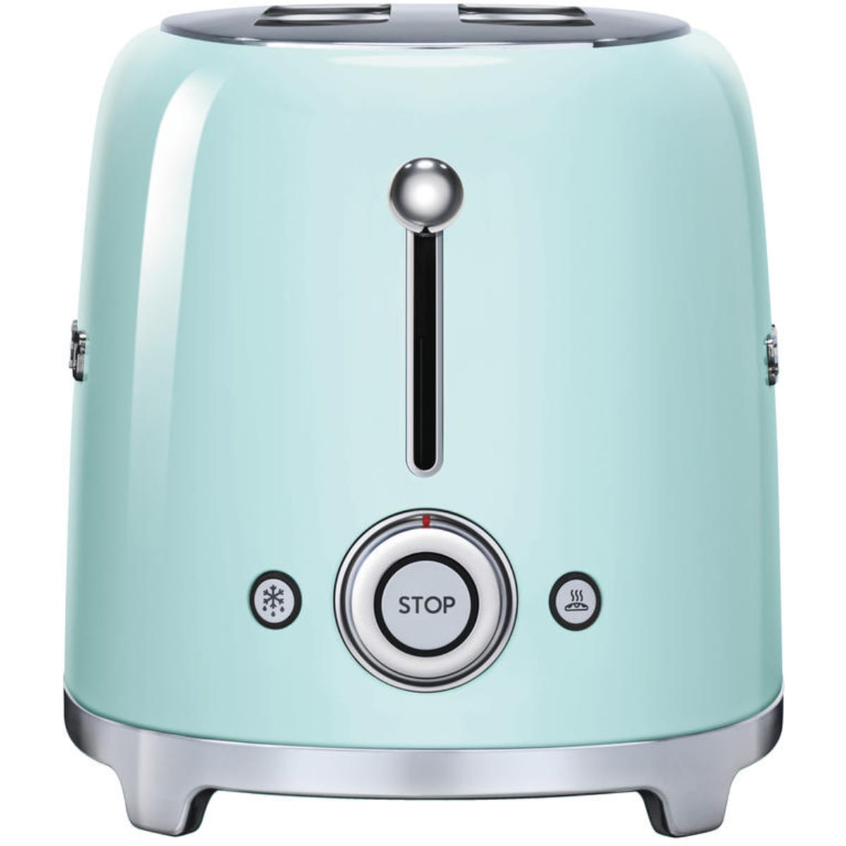 Smeg 50's Retro Design TSF02PGUS Countertop Toaster in Pastel Green