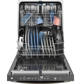 GE GDT650SMVES - 24 in. Top Control Flush-Mount Dishwasher with Stainless Steel Interior47 dBa Sound Level, Sanitize Cycle, 3rd-Rack & Dry Boost - Fingerprint Resistant Slate