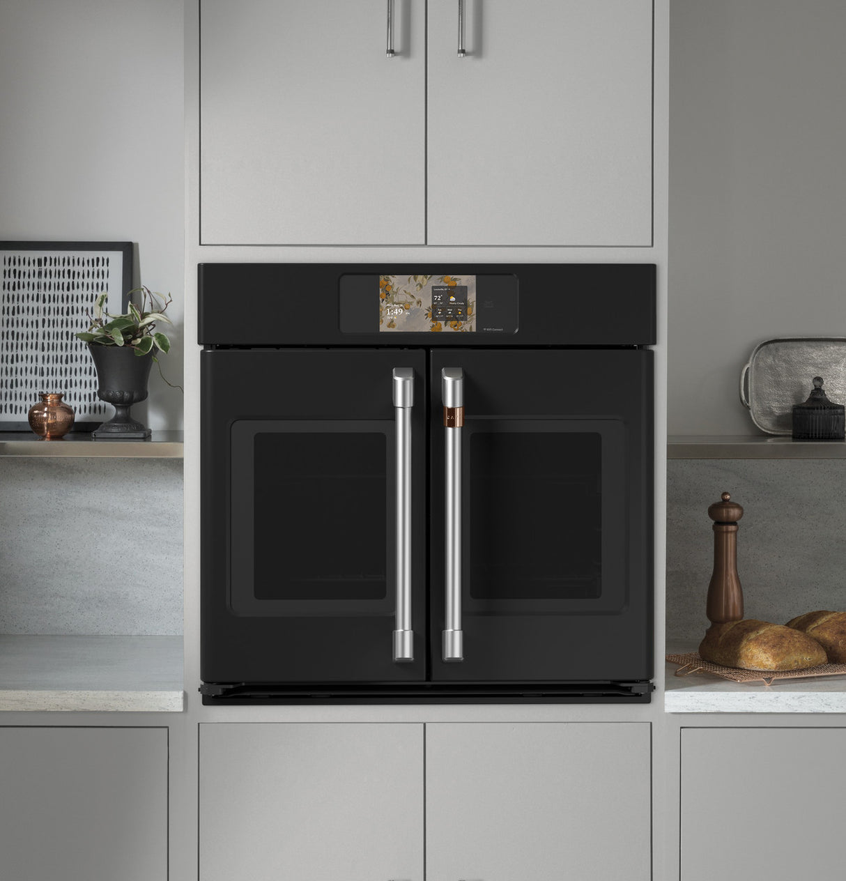Café CTS90FP3ZD1 Professional Series French-Door Single Wall Oven - lifestyle kitchen