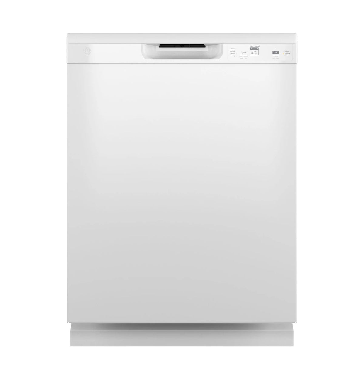 GE GDF450PGZWW 24-inch front control built-in dishwasher in White