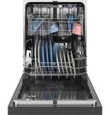 GE GDF650SYVFS - 24 in. Front Control Flush-Mount Dishwasher with 47 dBa Sound Level, 3rd-Rack, Dry Boost & Pocket Handle - Fingerprint Resistant Stainless