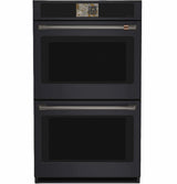 Café CTD90DP3ZD1 Double Wall Oven Matte Black with Brushed Black hardware