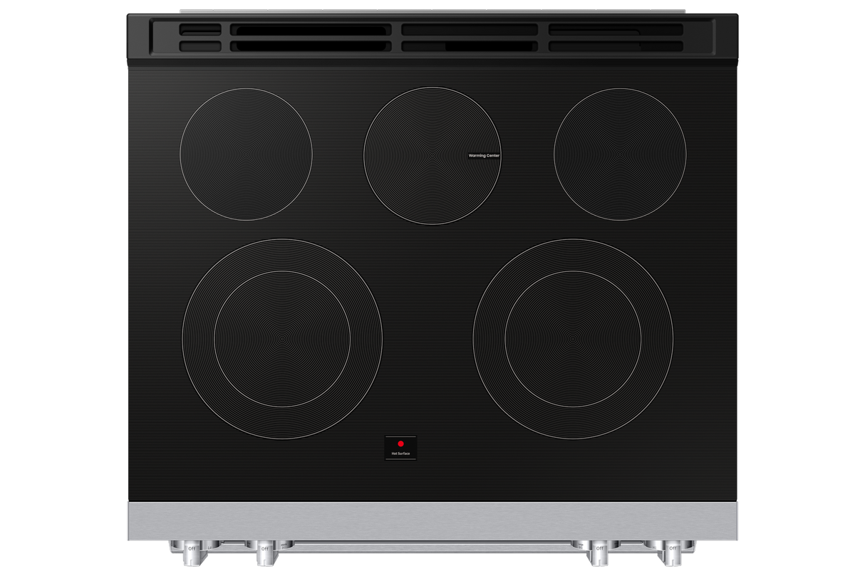 Samsung NSE70H63SR Slide-In Electric Range dual element