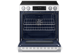 Samsung NSE80H63SW White Glass Slide-In Electric Range Air Fry Max