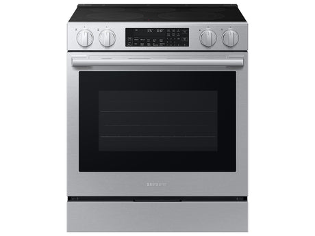 Samsung NSE90H63SR Slide-In Electric Range front view