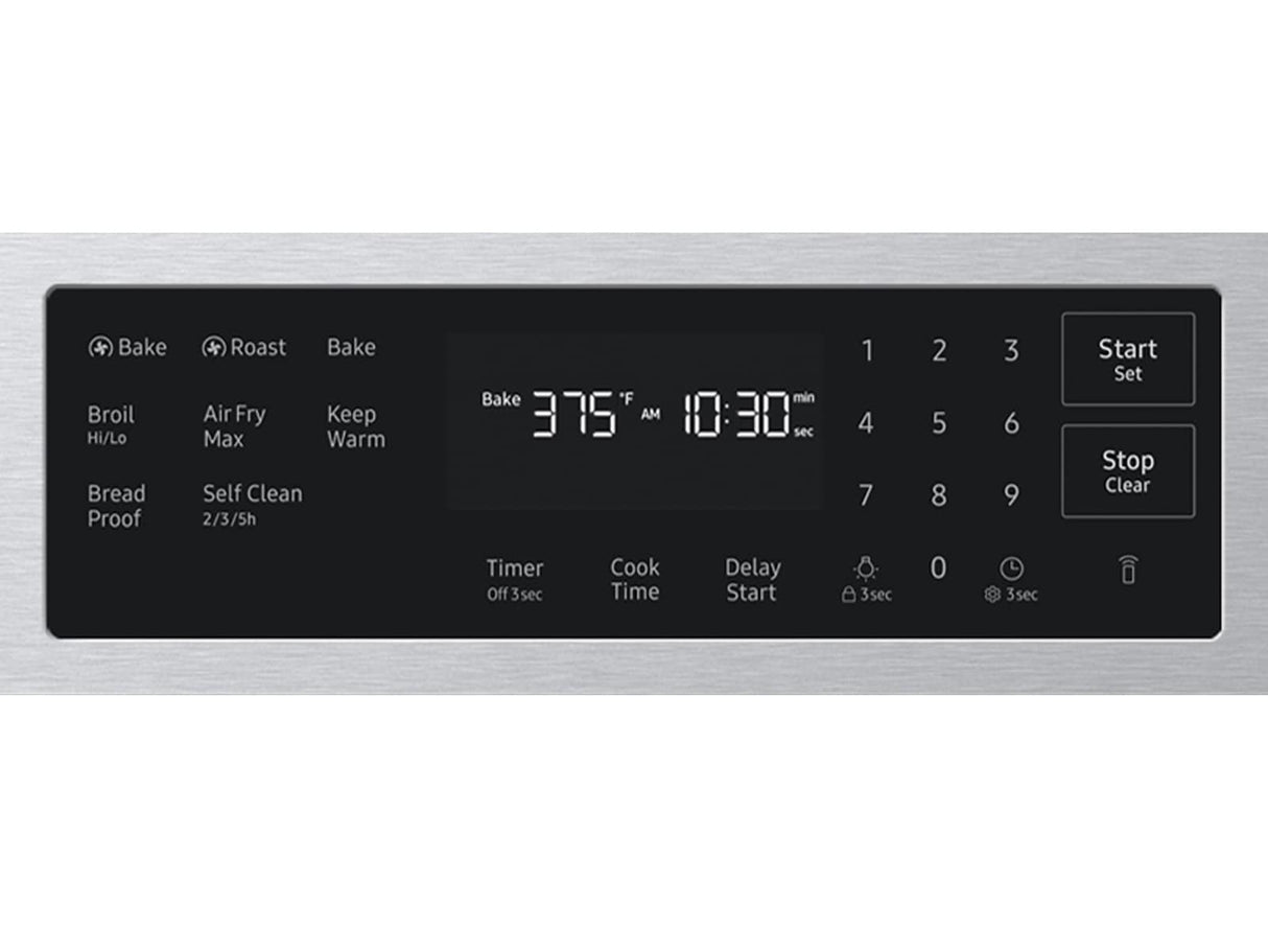 Samsung NSG70H60SR Gas Range control knobs