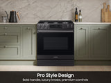 Samsung NSG80H60SE Gas Range burner detail