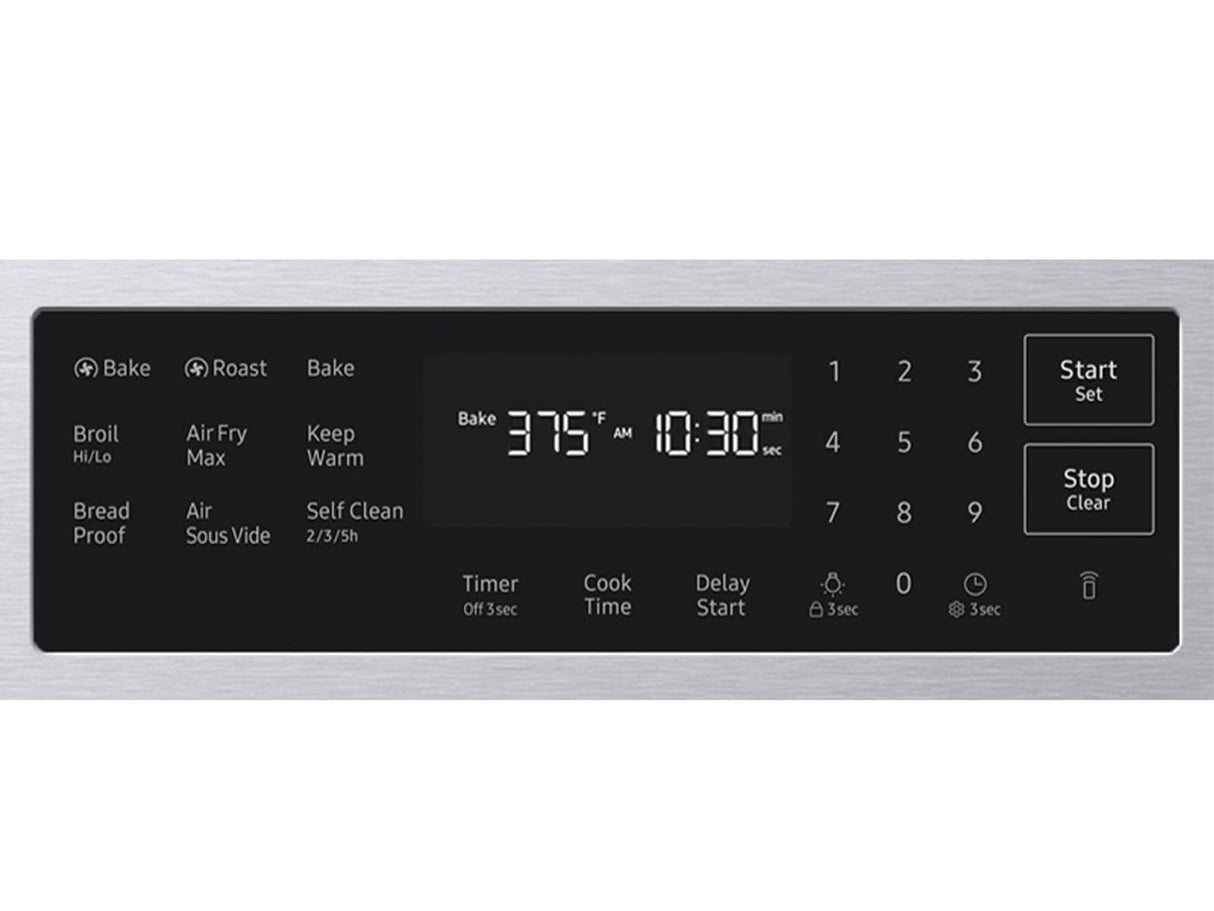 Samsung NSG80H60SR Gas Range precision knobs