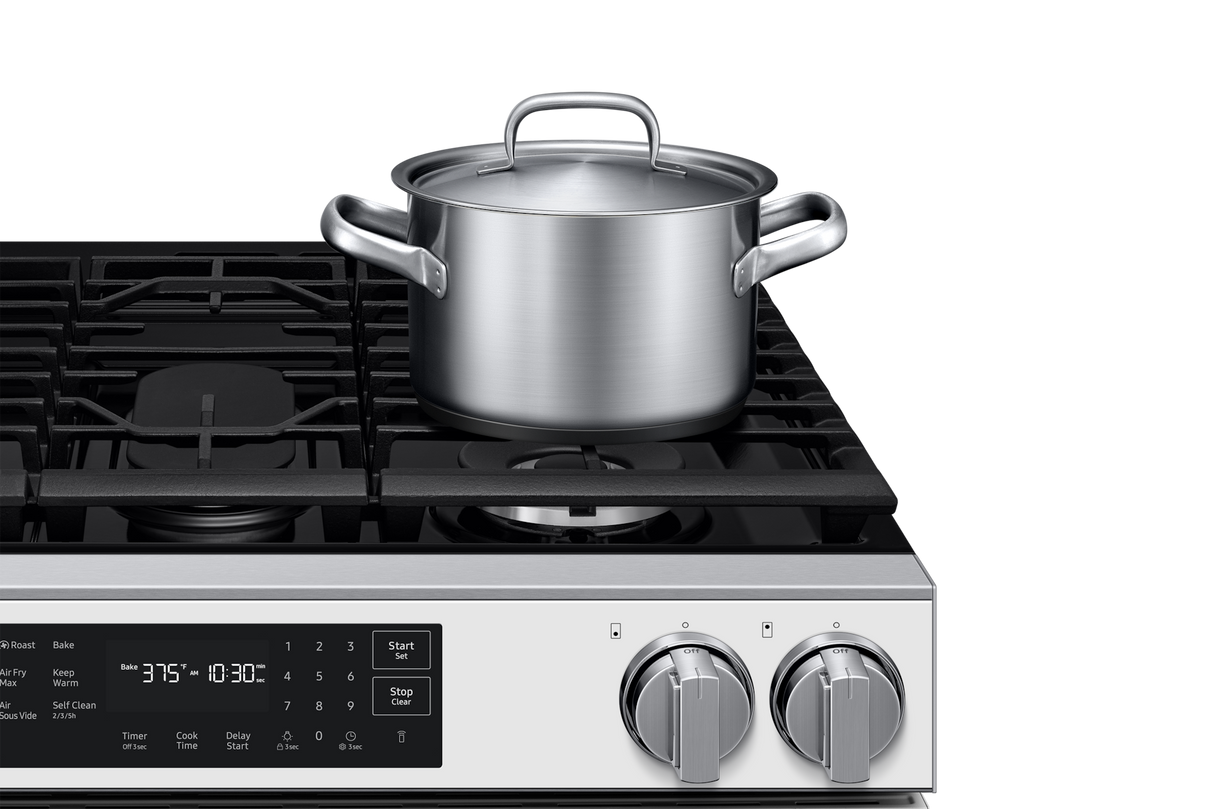 Samsung NSG80H60SW Gas Range storage drawer
