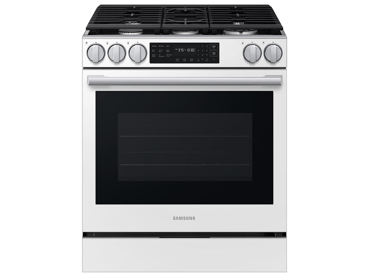 Samsung NSG80H60SW Gas Range front view