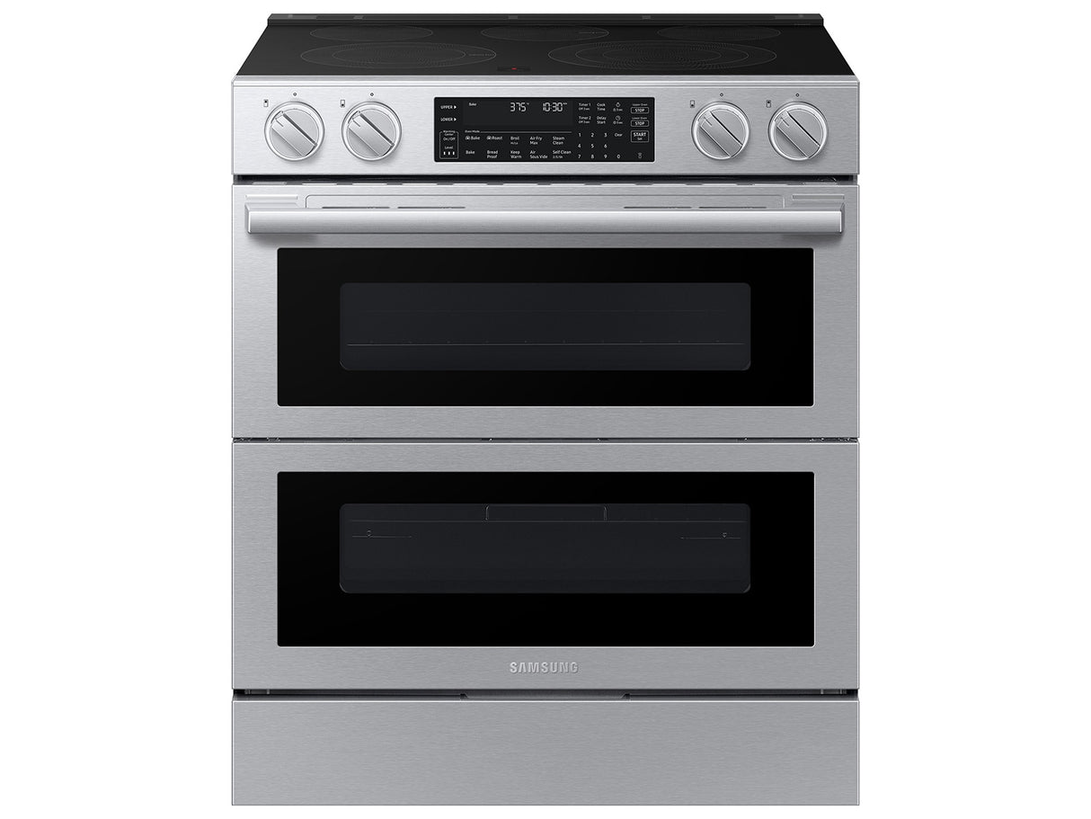 Samsung NSE90H63DR Flex Duo Slide-In Electric Range front view