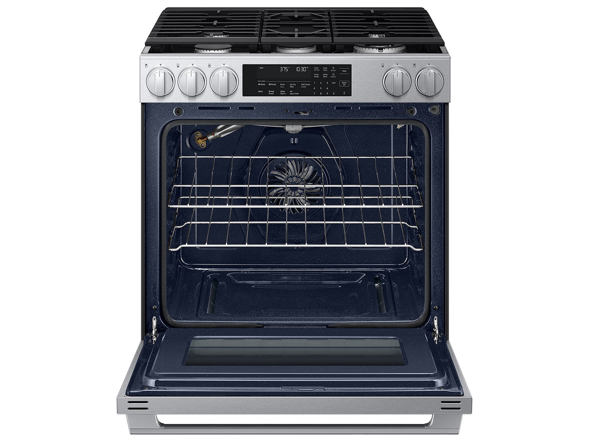 Samsung NSG90H60SR Gas Range reversible griddle