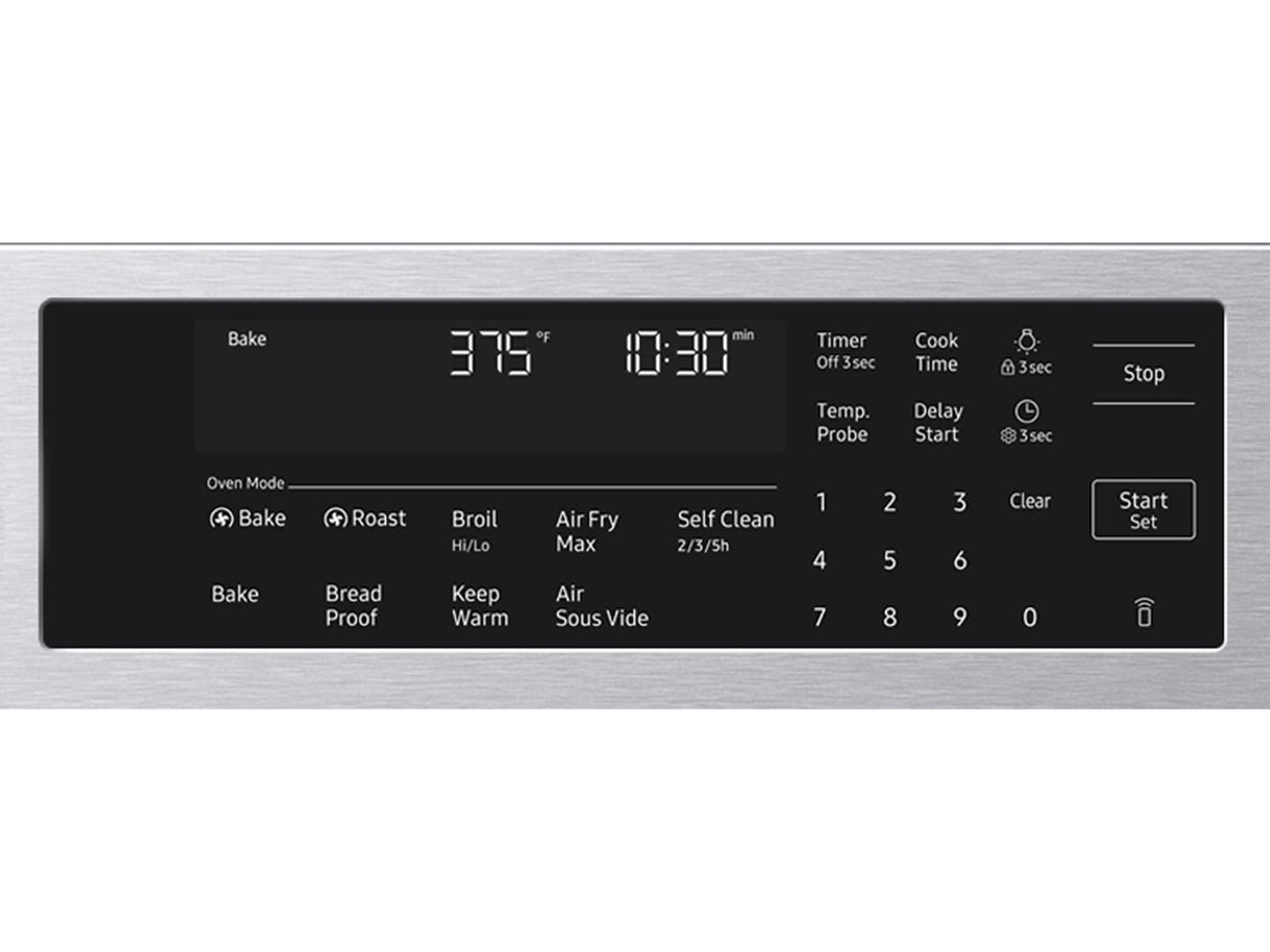 Samsung NSG90H63SR dual fuel range griddle