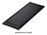 Samsung NSG90H63SR dual fuel range display