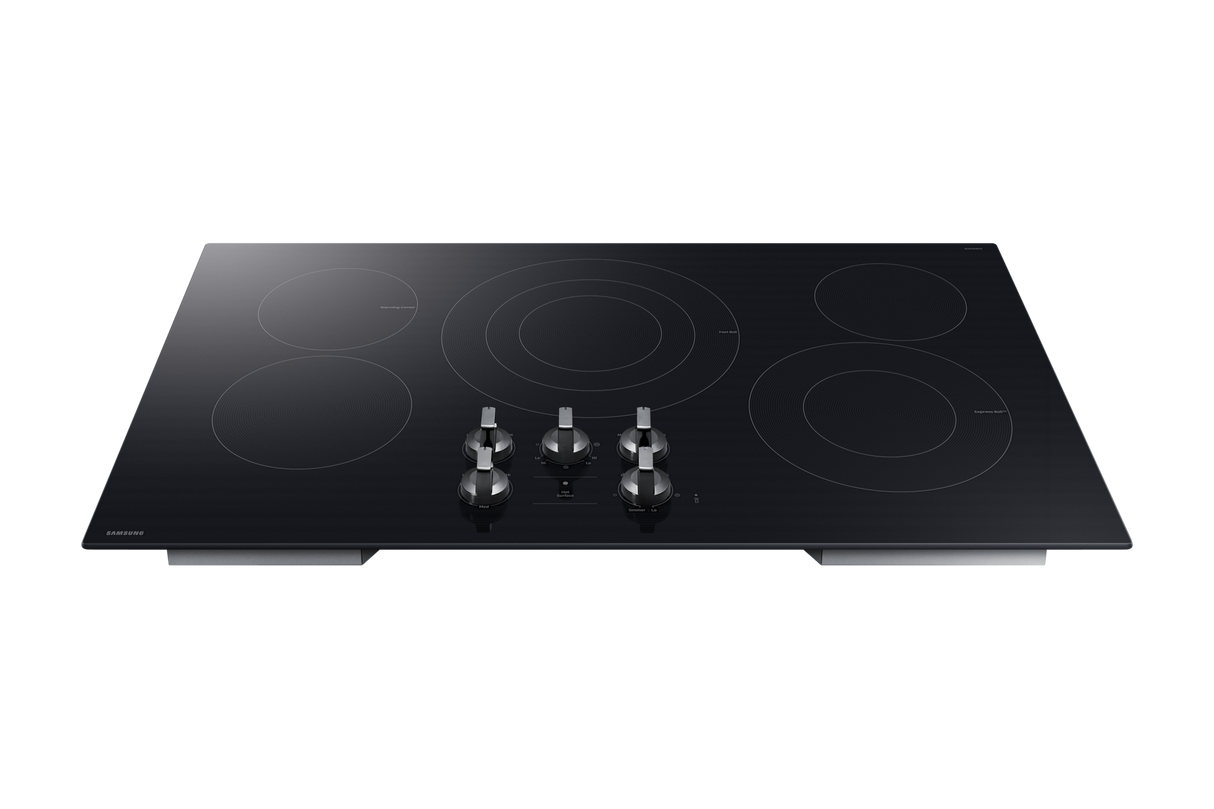Samsung NZ36FG6432RK electric cooktop front view