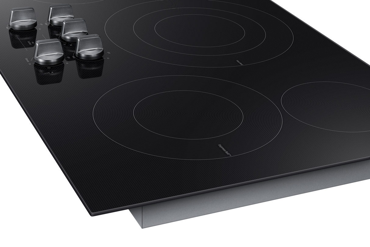 Samsung NZ36FG6432RK electric cooktop installed