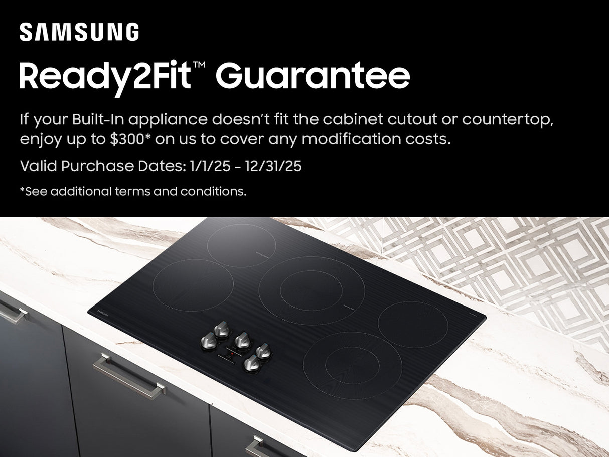 Samsung NZ30FG6332RK electric cooktop hot surface indicator